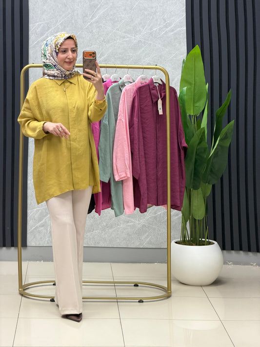 NUSS oversize gömlek Kod : NS26Y3001