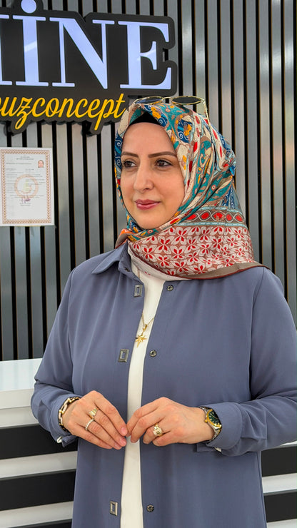 Armine nostalji serisi sura ipek eşarp