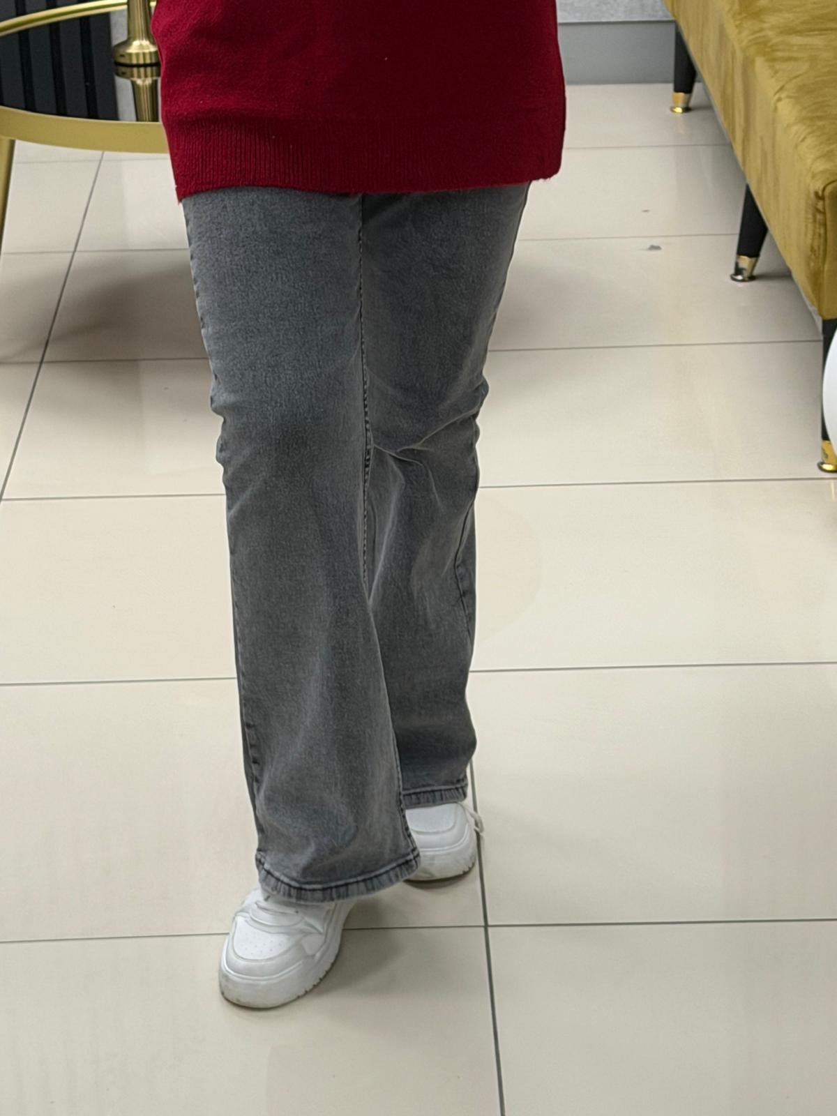 Noshe İspanyol paça kot pantolon  4609