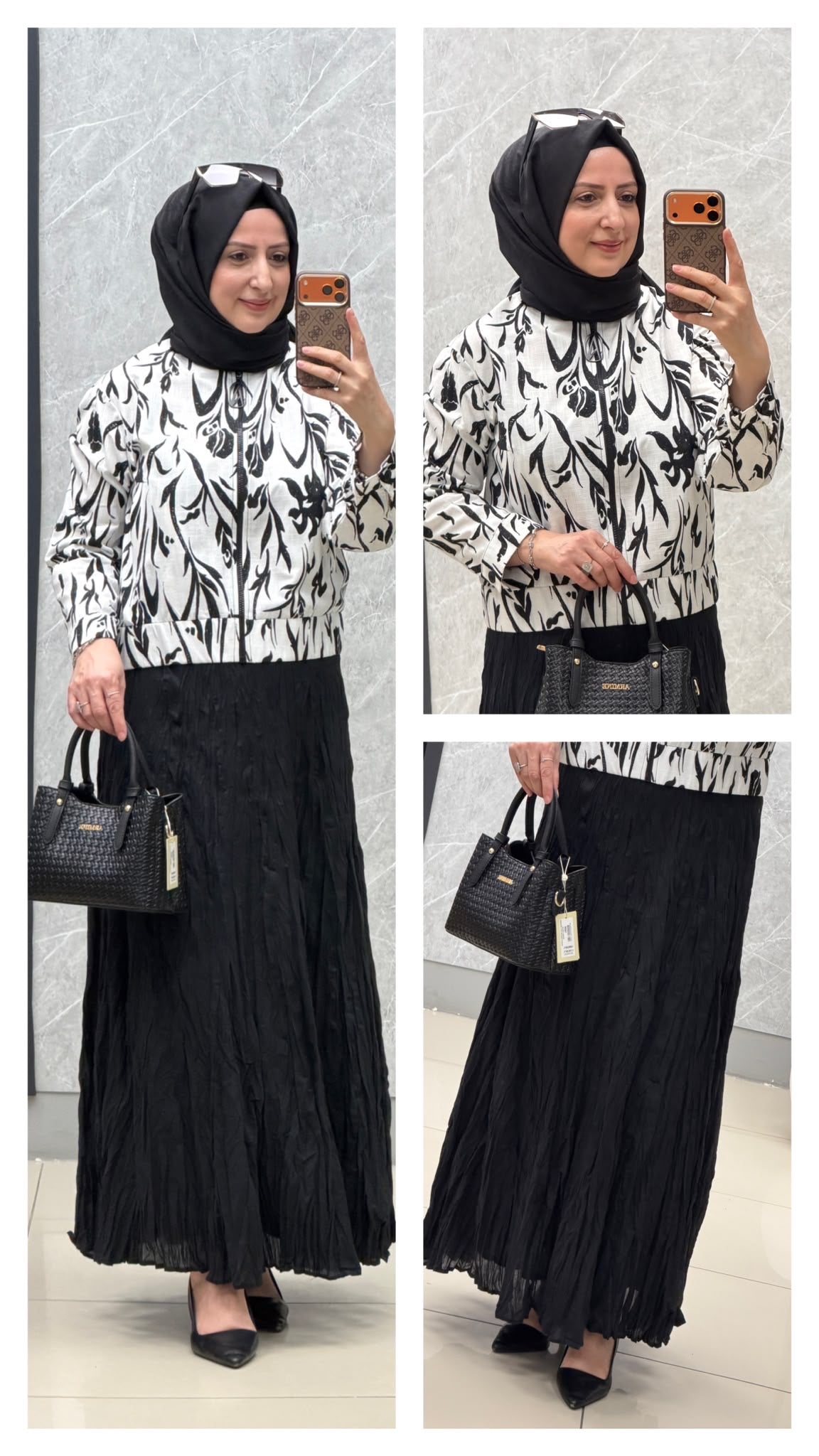 Armine Trend Mini Ceketli Etekli Takım / Ürün Kodu : 26YT6142