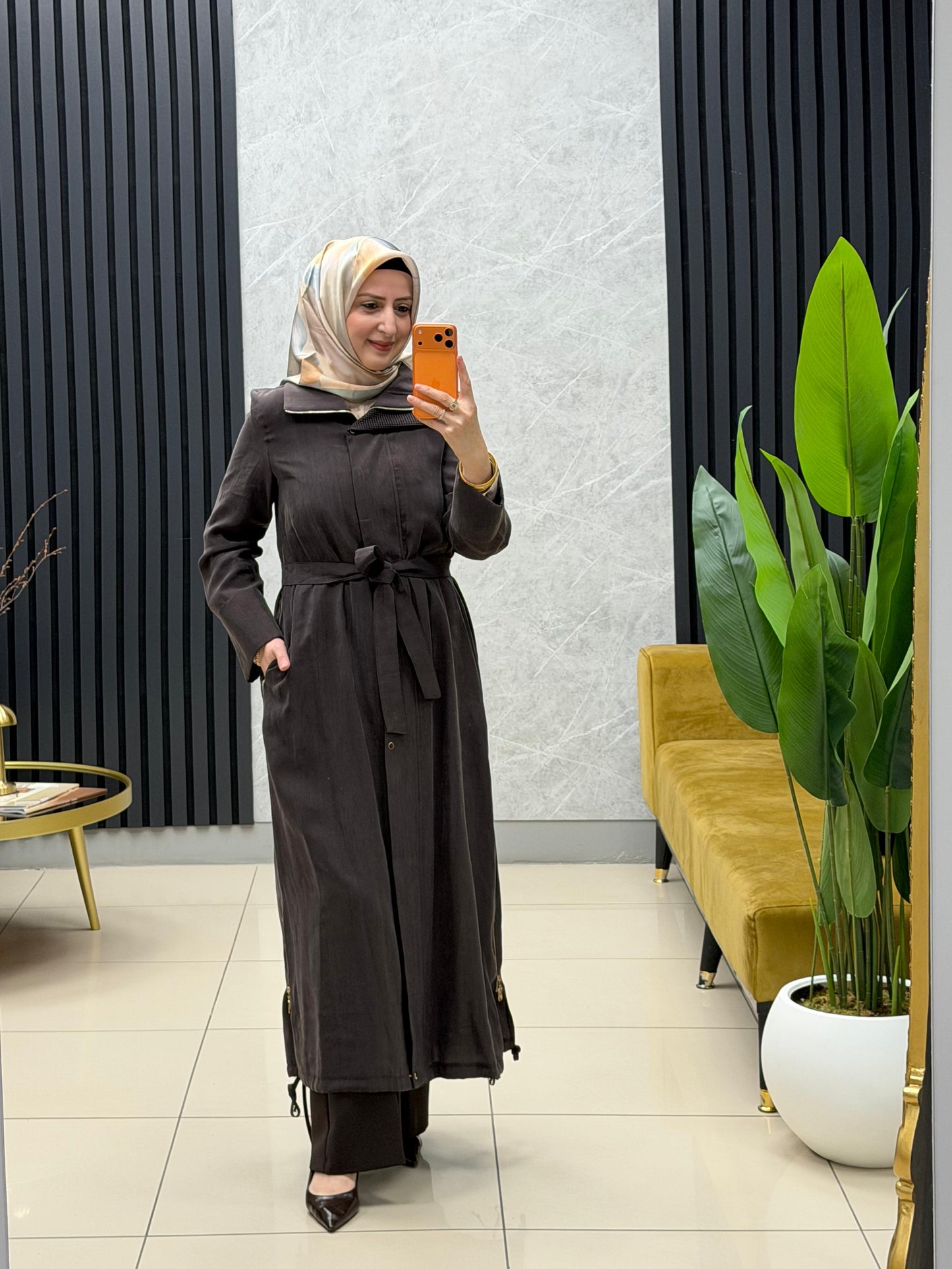 armine trend ipek kupra pardesu/kap 26YT702