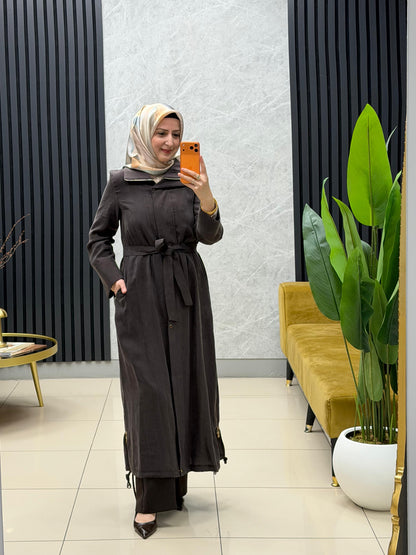 armine trend ipek kupra pardesu/kap 26YT702