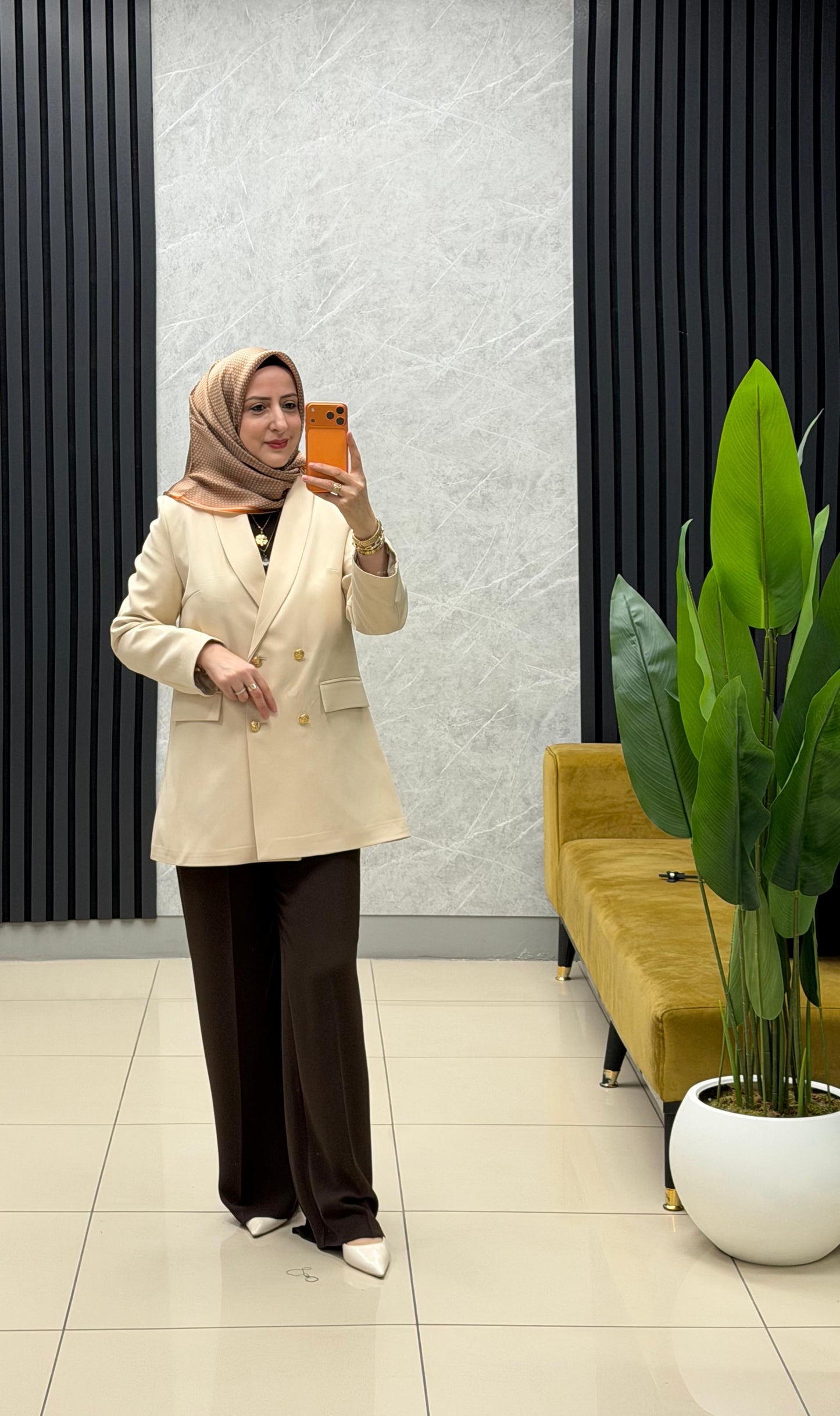 Yusuf Özdemir Krep Kumaş Palozzo Kesim Pantolon 1395