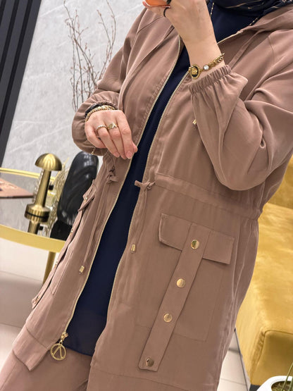 Ayşe Akay Fermuar Cepli Takım