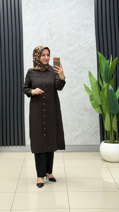 Armine Trend Ön Cep Detaylı Tunik 
Ürün Kodu: 26KT461