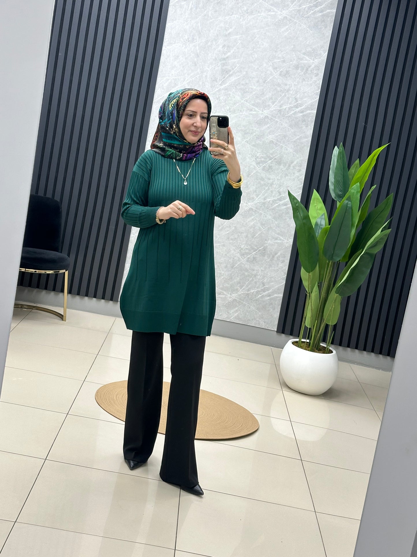 Soğuk iplik merserize tunik