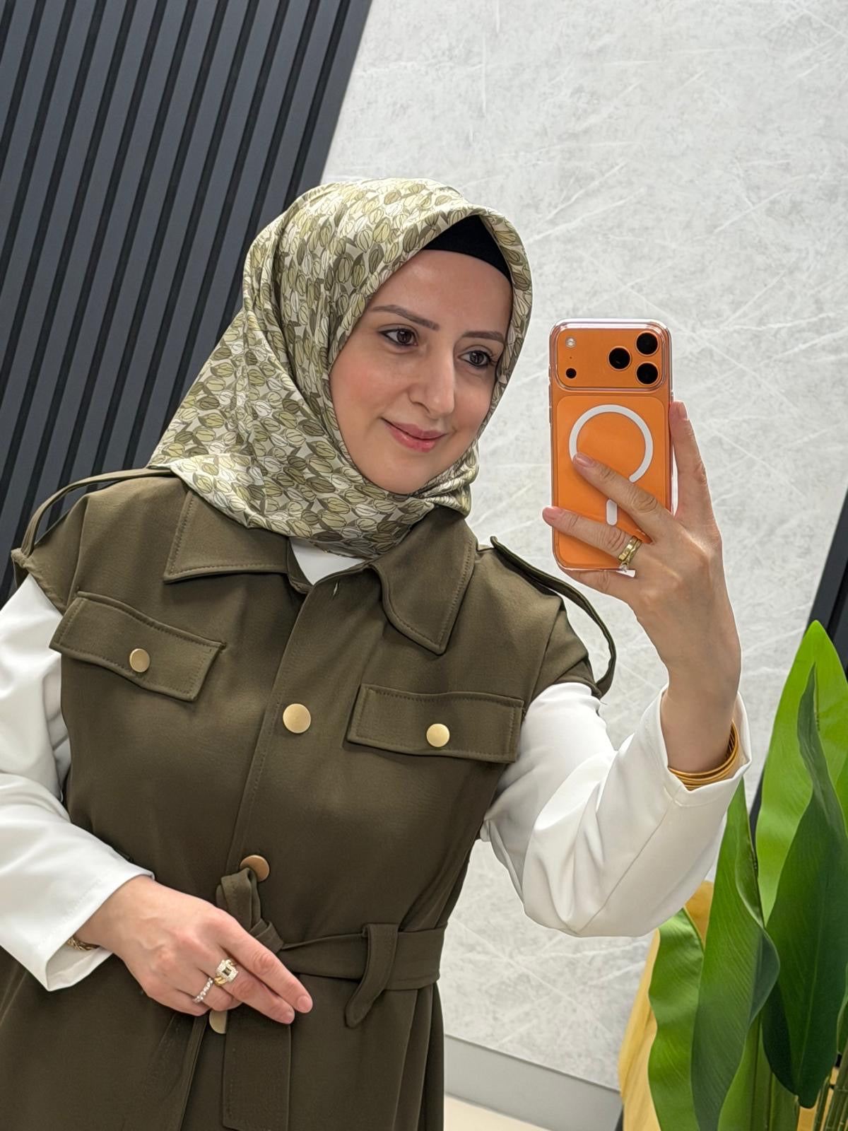 Kado Yelekli takım düğmeli Kuşaklı  257119