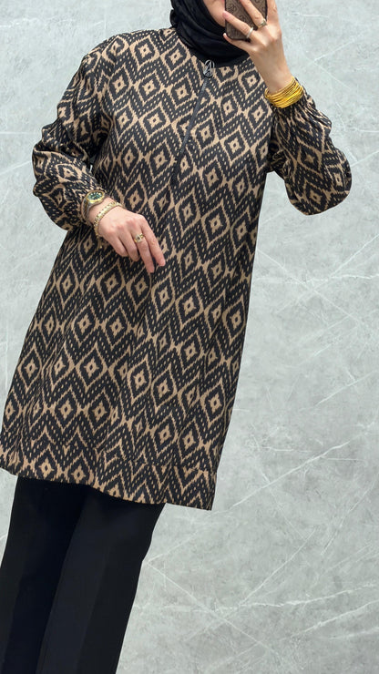 Armine Trend viskon kumaş tunik kod:26YT473