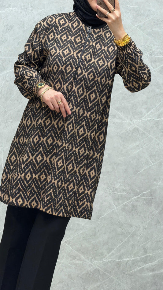 Armine Trend viskon kumaş tunik kod:26YT473