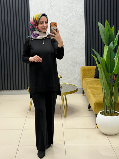 Soguk iplik merserize tunik plt32