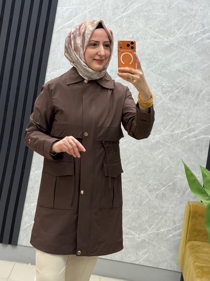 Armine trend kısa Trenç ceket 26YT504