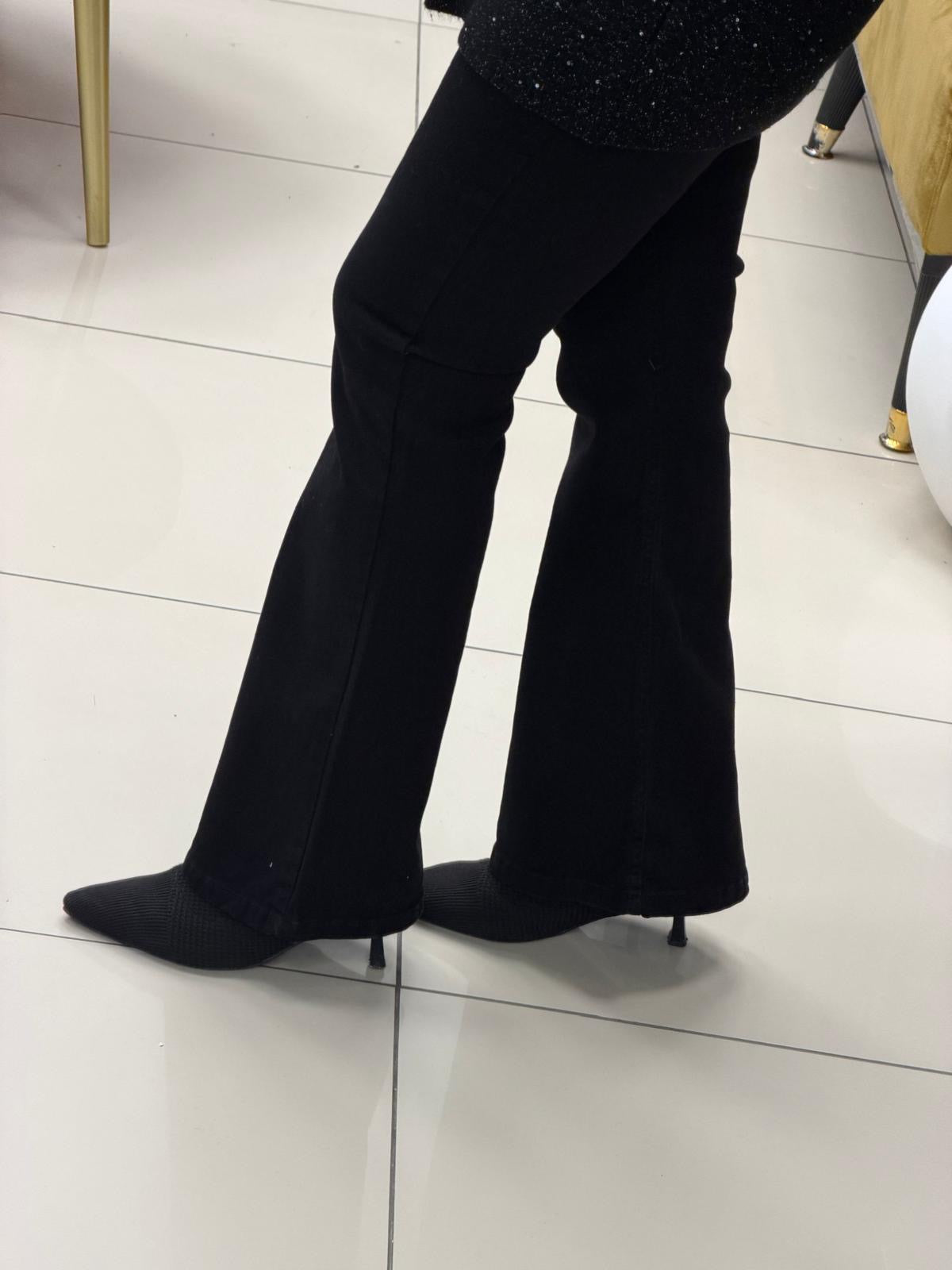 Noshe İspanyol paça kot pantolon  4609