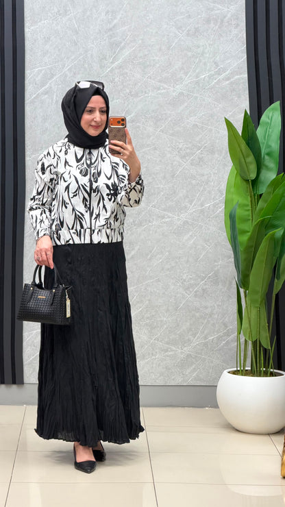 Armine Trend Mini Ceketli Etekli Takım / Ürün Kodu : 26YT6142