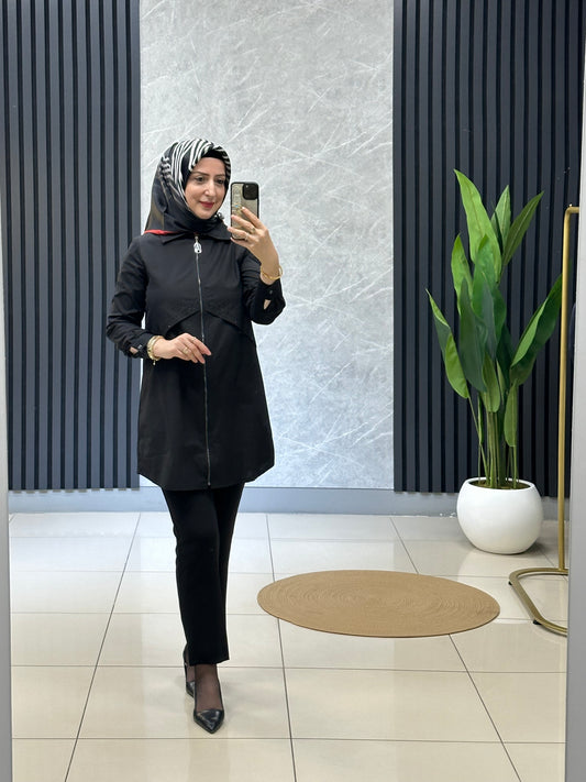 Armine taş detaylı tunik