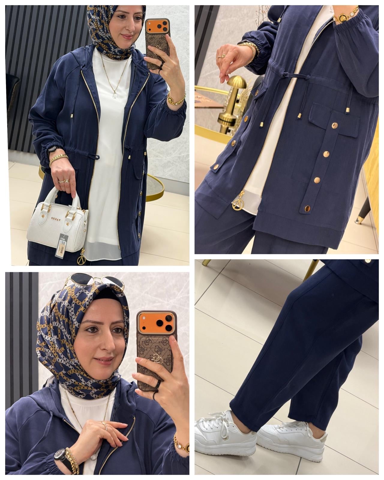 Ayşe Akay Fermuar Cepli Takım