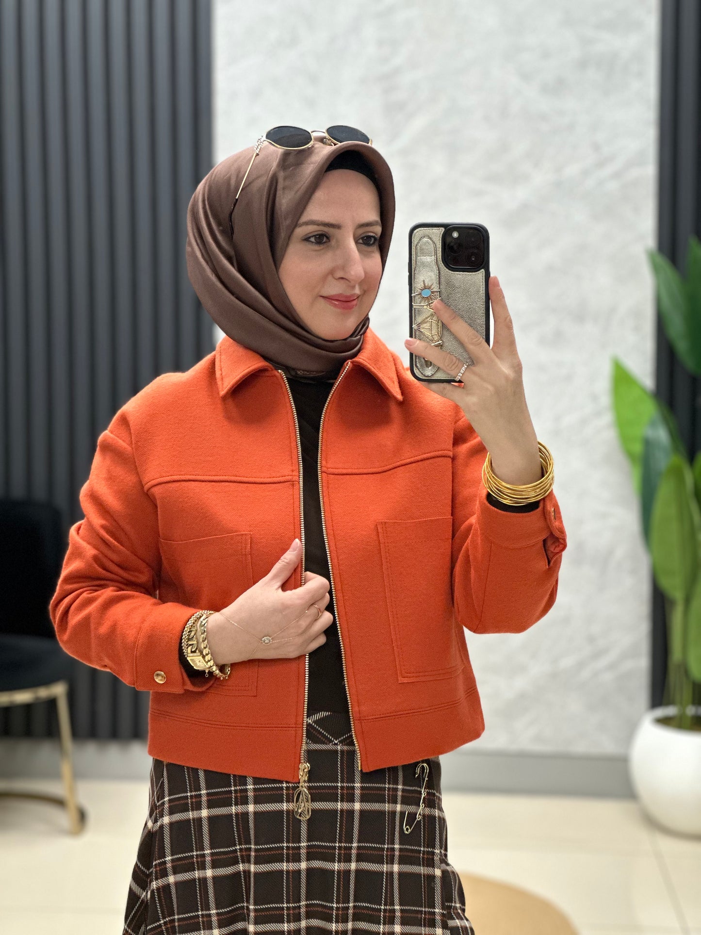 Armine kısa Çeket