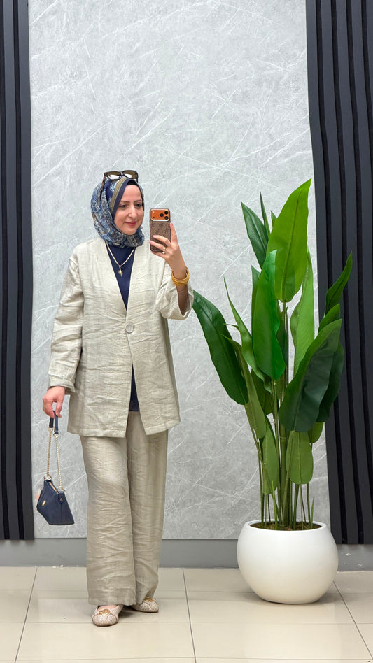Armine Müslüm ceketli takım kod:26yt634