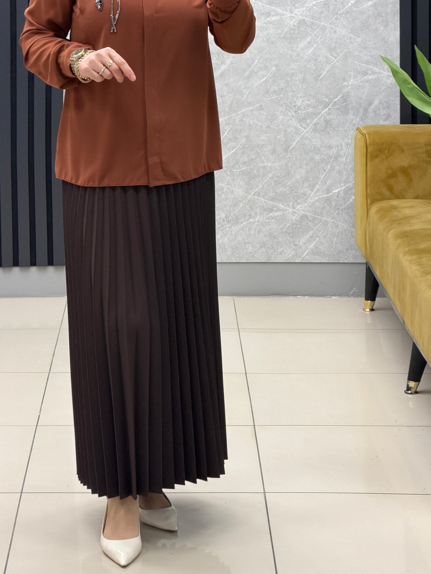 Famalin pileli etek kod: 8940