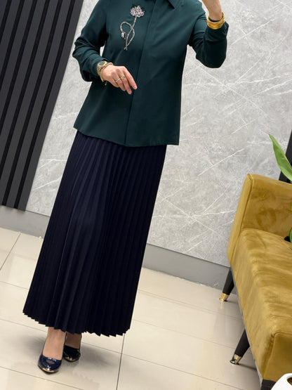 Famalin pileli etek kod: 8940