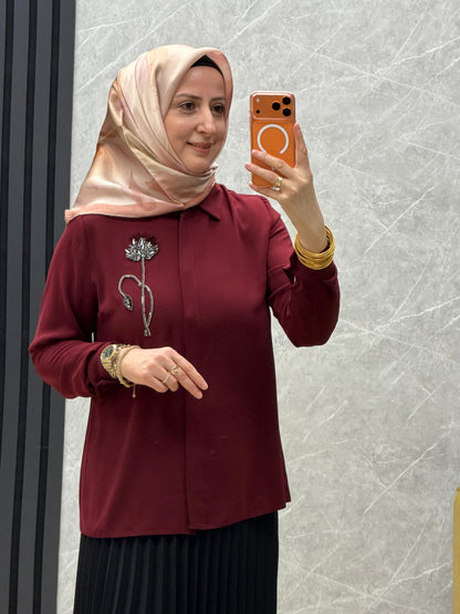 Yelda fendi etek üstü kısa gömlek 
Kod:1176