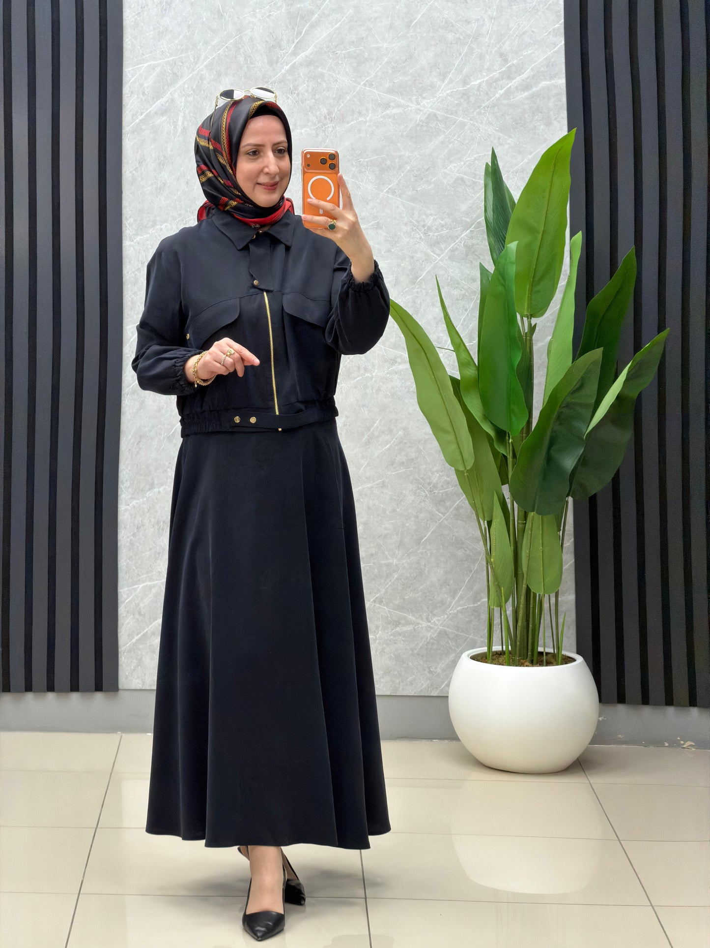 Armine trend spor şık Ceketli etekli takim
Kod: 26YT650